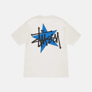 STÜSSY STAR TEE PIGMENT WHITE DYED