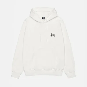 BUILT TOUGH WHITE HOODIE PIGMENT DYED